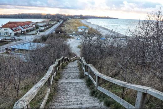 Blick über die Dünen auf Rerik
