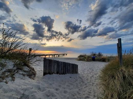 Sonnenuntergang am Strand